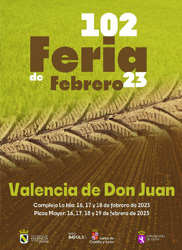 FERIA DE VALENCIA DE DON JUAN. Del 16 al 18 de febrero de 2023.