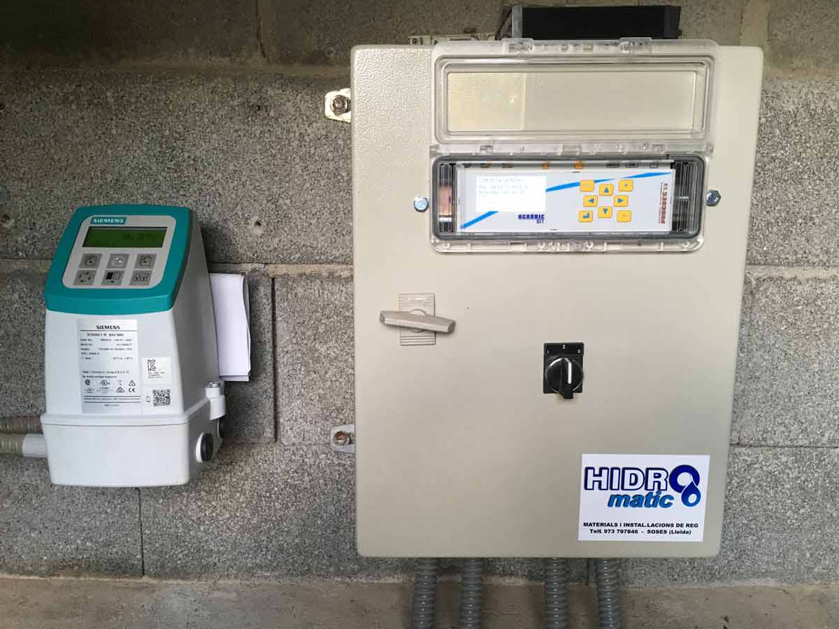 Electricidad y automatismos en instalaciones de riego HIDROMATIC PONENT