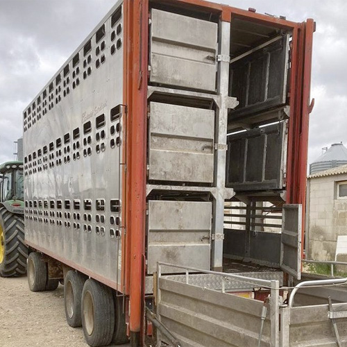 Remolque - carrocería CASTAÑÉ con chasis de 3 ejes de segunda mano, usado, ocasión