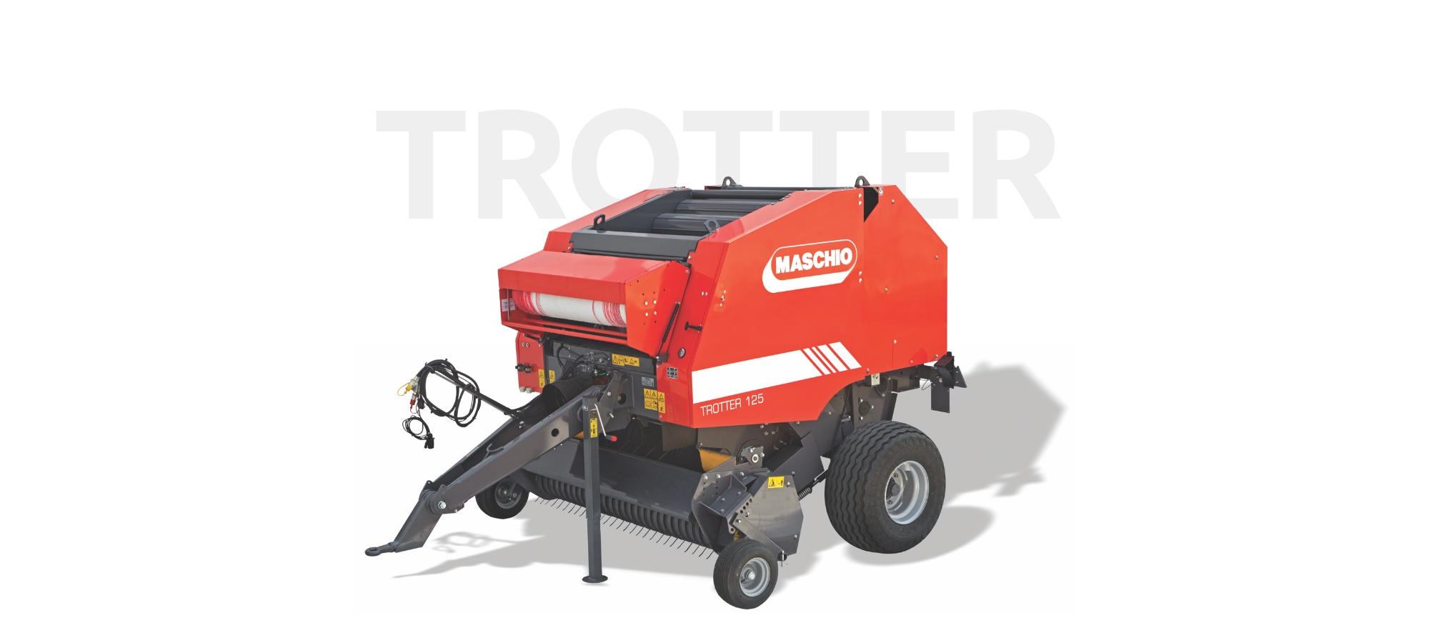 Rotoempacadora con cámara fija con rodillos TROTTER 125 MASCHIO GASPARDO 