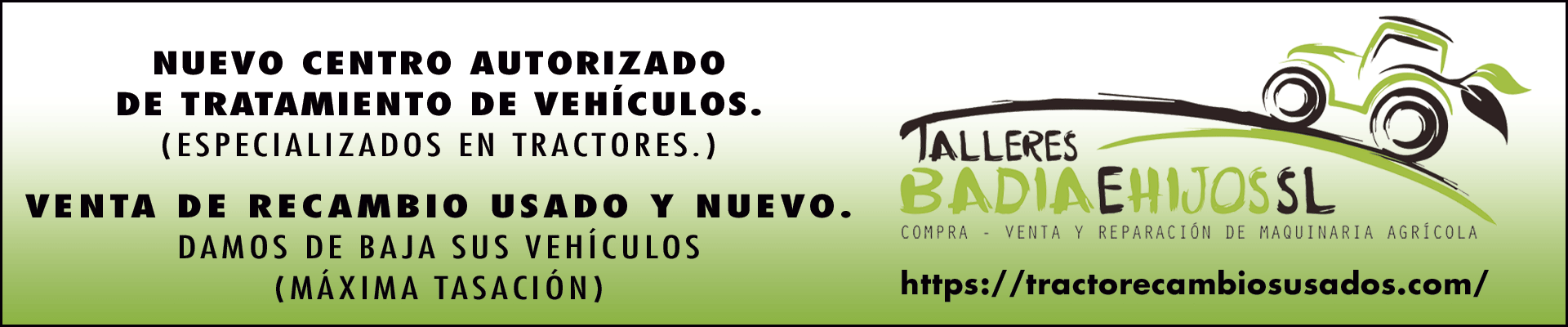 Talleres Badia especialistas en recambios para tractores sobre todo en el recambio usado